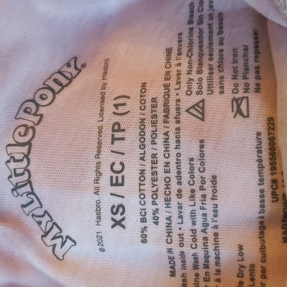 My Little Pony junior's tie dye graphic print t shirt - Picture 4 of 4